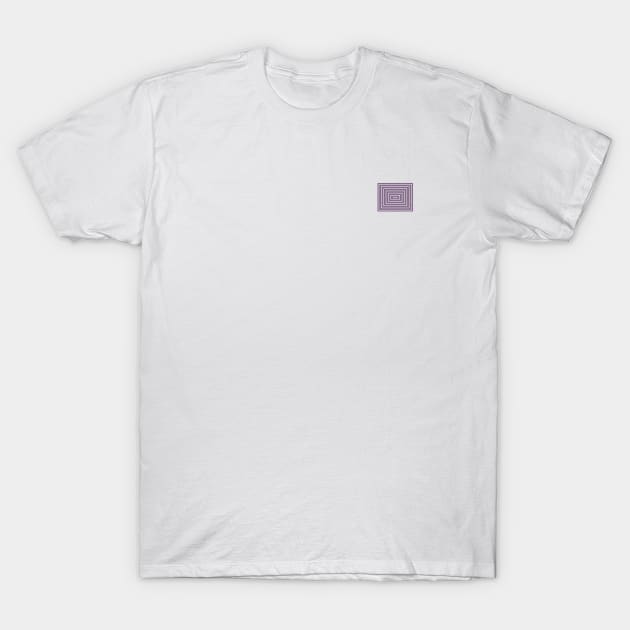 Purple Rectangle T-Shirt by Just a Guy